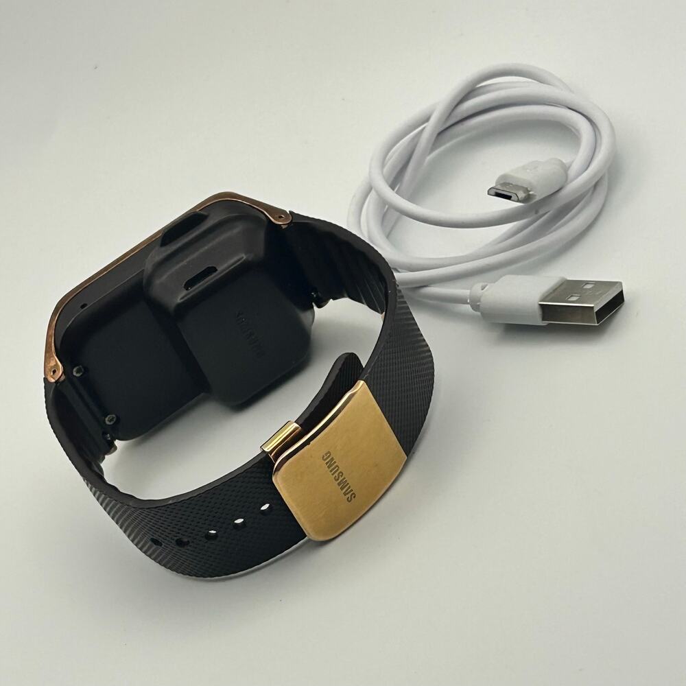 Samsung Gear 2 Rose-gold Black Smartwatch 1.63-inch Screen Front Camera - Picture 5 of 9
